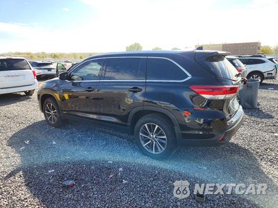 Drugie zdjęcie samochodu z przodu: 2019 TOYOTA HIGHLANDER XLE VIN:5TDJZRFH1KS583559 - miniatura