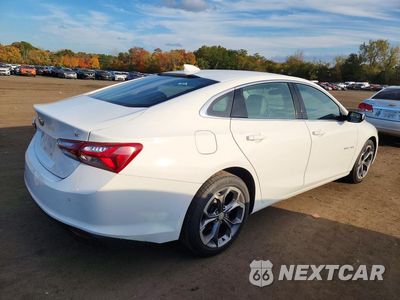Trzecie zdjęcie samochodu z tyłu: 2021 CHEVROLET MALIBU LT VIN:1G1ZD5ST2MF089940 - miniatura