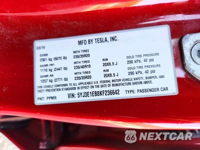 Zdjęcie 12 z 12 samochodu: 2019 TESLA MODEL 3 VIN:5YJ3E1EB8KF236642 - miniatura