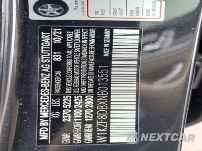 Zdjęcie 12 z 12 samochodu: 2022 MERCEDES-BENZ E 350 VIN:W1KZF8DBXNB013551 - miniatura