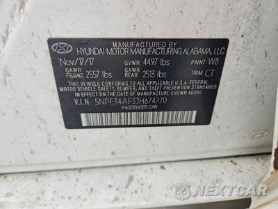 Zdjęcie 12 z 12 samochodu: 2018 HYUNDAI SONATA SPORT VIN:5NPE34AF3JH674770 - miniatura