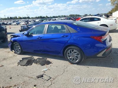 Drugie zdjęcie samochodu z przodu: 2024 HYUNDAI ELANTRA BLUE VIN:KMHLM4DJ3RU109582 - miniatura