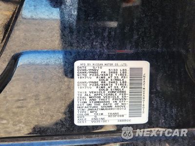 Zdjęcie 13 z 13 samochodu: 2010 NISSAN MURANO S VIN:JN8AZ1MU8AW016012 - miniatura