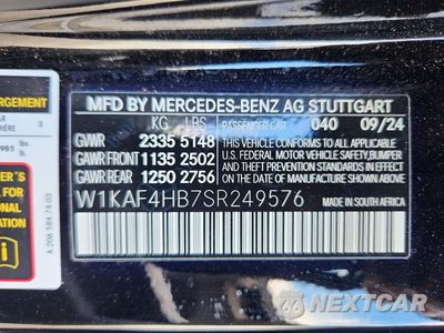 Zdjęcie 12 z 12 samochodu: 2025 MERCEDES-BENZ C 300 4MATIC VIN:W1KAF4HB7SR249576 - miniatura