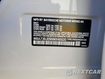 Zdjęcie 13 z 13 samochodu: 2022 BMW 540 XI VIN:WBA73BJ09NWX46920 - miniatura
