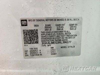 Zdjęcie 12 z 12 samochodu: 2024 GMC TERRAIN SLE VIN:3GKALMEG3RL396177 - miniatura