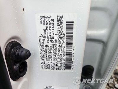 Zdjęcie 12 z 12 samochodu: 2022 HONDA CR-V EX VIN:5J6RW2H54NA000547 - miniatura