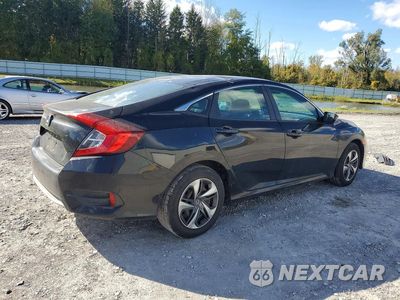 Trzecie zdjęcie samochodu z tyłu: 2020 HONDA CIVIC LX VIN:19XFC2F67LE215511 - miniatura