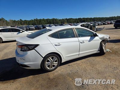 Trzecie zdjęcie samochodu z tyłu: 2019 HYUNDAI ELANTRA SEL VIN:5NPD84LF7KH454849 - miniatura