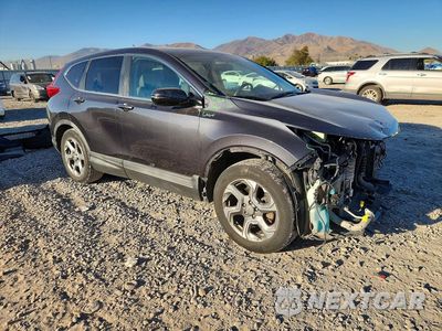 Czwarte zdjęcie samochodu z boku: 2017 HONDA CR-V EXL VIN:7FARW1H81HE042720 - miniatura