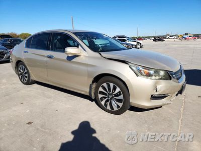Czwarte zdjęcie samochodu z boku: 2014 HONDA ACCORD HYBRID VIN:1HGCR6F37EA001544 - miniatura