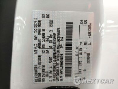 Zdjęcie 12 z 12 samochodu: 2022 FORD F150 LIGHTNING PRO VIN:1FTVW1EL9NWG12795 - miniatura