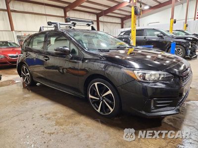 Czwarte zdjęcie samochodu z boku: 2021 SUBARU IMPREZA SPORT VIN:4S3GTAM63M3706913 - miniatura