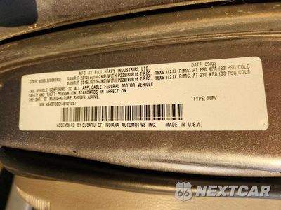 Zdjęcie 12 z 12 samochodu: 2004 SUBARU BAJA TURBO VIN:4S4BT63C146101037 - miniatura