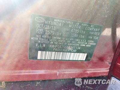 Zdjęcie 13 z 13 samochodu: 2014 HYUNDAI AZERA BASE VIN:KMHFG4JG6EA341134 - miniatura