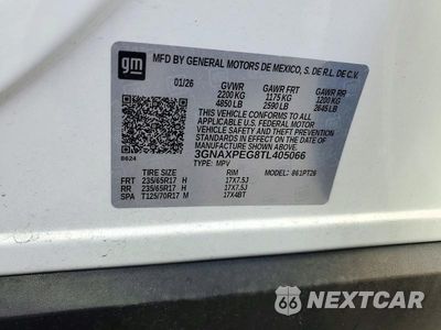 Zdjęcie 14 z 14 samochodu: 2026 CHEVROLET EQUINOX LT VIN:3GNAXPEG8TL405066 - miniatura