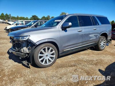 2022 CADILLAC ESCALADE ESV PREMIUM LUXURY PLATINUM 1GYS4MKL7NR178397 - główne zdjęcie licytacji z USA - miniatura