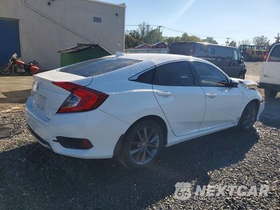 Trzecie zdjęcie samochodu z tyłu: 2020 HONDA CIVIC EX VIN:19XFC1F36LE215743 - miniatura