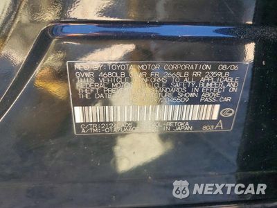 Zdjęcie 12 z 12 samochodu: 2007 LEXUS ES 350 VIN:JTHBJ46GX72045509 - miniatura