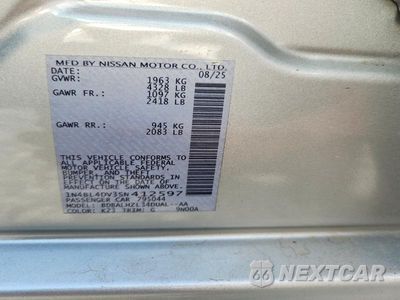 Zdjęcie 12 z 12 samochodu: 2025 NISSAN ALTIMA SV VIN:1N4BL4DV3SN412597 - miniatura