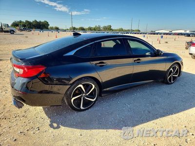 Trzecie zdjęcie samochodu z tyłu: 2021 HONDA ACCORD SPORT VIN:1HGCV1F38MA039104 - miniatura