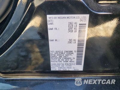 Zdjęcie 12 z 12 samochodu: 2025 NISSAN ALTIMA SV VIN:1N4BL4DV7SN392032 - miniatura