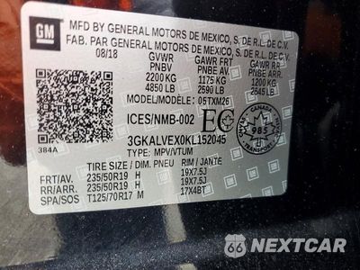 Zdjęcie 13 z 13 samochodu: 2019 GMC TERRAIN SLT VIN:3GKALVEX0KL152045 - miniatura