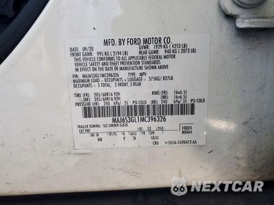 Zdjęcie 12 z 12 samochodu: 2021 FORD ECOSPORT SE VIN:MAJ6S3GL1MC396326 - miniatura