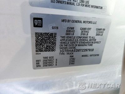 Zdjęcie 12 z 12 samochodu: 2026 GMC SIERRA C1500 VIN:1GTRHAED0TZ297918 - miniatura