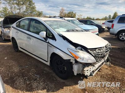 Czwarte zdjęcie samochodu z boku: 2012 TOYOTA PRIUS TWO VIN:JTDKN3DU7C1513088 - miniatura