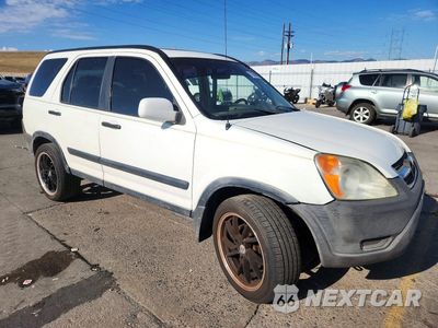 Czwarte zdjęcie samochodu z boku: 2002 HONDA CR-V EX VIN:JHLRD78812C024696 - miniatura
