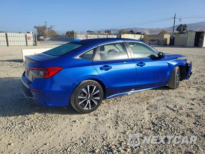 Trzecie zdjęcie samochodu z tyłu: 2023 HONDA CIVIC EX VIN:2HGFE1F76PH322431 - miniatura