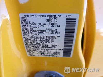 Zdjęcie 13 z 13 samochodu: 2003 NISSAN XTERRA XE-V6 VIN:5N1ED28T03C690528 - miniatura