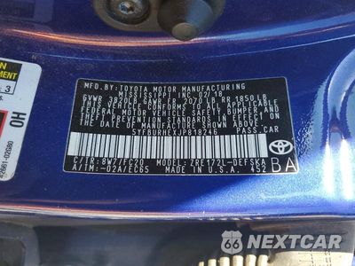 Zdjęcie 13 z 13 samochodu: 2018 TOYOTA COROLLA SE VIN:5YFBURHEXJP818246 - miniatura