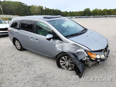 Czwarte zdjęcie samochodu z boku: 2017 HONDA ODYSSEY EXL VIN:5FNRL5H61HB000638 - miniatura
