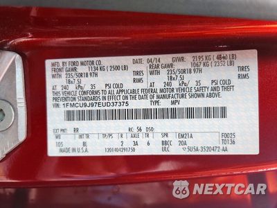 Zdjęcie 13 z 13 samochodu: 2014 FORD ESCAPE TITANIUM VIN:1FMCU9J97EUD37375 - miniatura