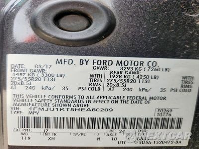 Zdjęcie 14 z 14 samochodu: 2017 FORD EXPEDITION LIMITED VIN:1FMJU1KT5HEA60209 - miniatura