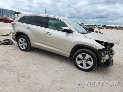 Czwarte zdjęcie samochodu z boku: 2014 TOYOTA HIGHLANDER LIMITED VIN:5TDYKRFH5ES022272 - miniatura