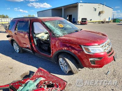 Czwarte zdjęcie samochodu z boku: 2018 FORD EXPLORER XLT VIN:1FM5K8D83JGB48310 - miniatura