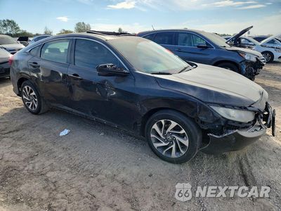 Czwarte zdjęcie samochodu z boku: 2018 HONDA CIVIC EX VIN:19XFC2F78JE003142 - miniatura