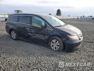 Czwarte zdjęcie samochodu z boku: 2017 HONDA ODYSSEY EXL VIN:5FNRL5H69HB012052 - miniatura