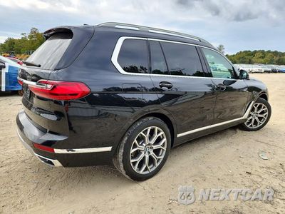 Trzecie zdjęcie samochodu z tyłu: 2019 BMW X7 XDRIVE40I VIN:5UXCW2C50KL086666 - miniatura
