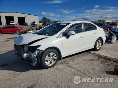 2013 HONDA CIVIC LX 2HGFB2F52DH502059 - główne zdjęcie licytacji z USA - miniatura