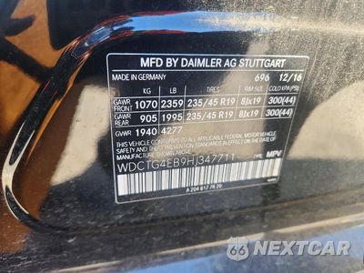 Zdjęcie 12 z 12 samochodu: 2017 MERCEDES-BENZ GLA 250 VIN:WDCTG4EB9HJ347711 - miniatura