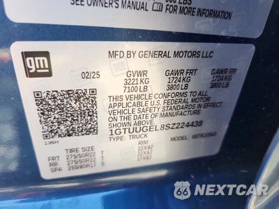 Zdjęcie 12 z 12 samochodu: 2025 GMC SIERRA K1500 DENALI VIN:1GTUUGEL8SZ224438 - miniatura