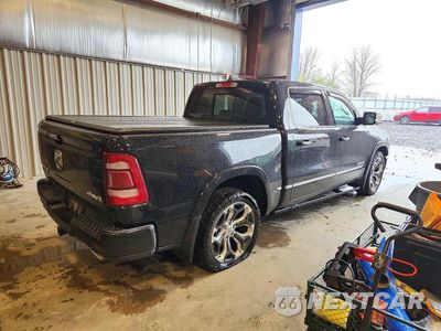 Trzecie zdjęcie samochodu z tyłu: 2019 RAM 1500 LIMITED VIN:1C6SRFHT9KN870990 - miniatura
