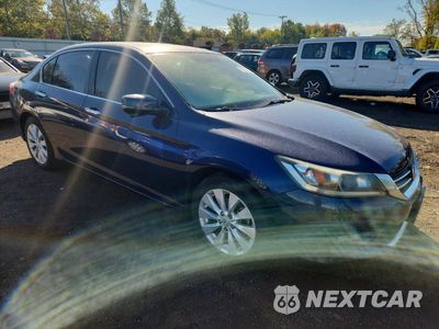 Czwarte zdjęcie samochodu z boku: 2014 HONDA ACCORD EX VIN:1HGCR2F70EA230501 - miniatura