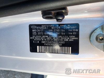 Zdjęcie 12 z 12 samochodu: 2017 HYUNDAI VELOSTER VALUE EDITION VIN:KMHTC6AD5HU316860 - miniatura