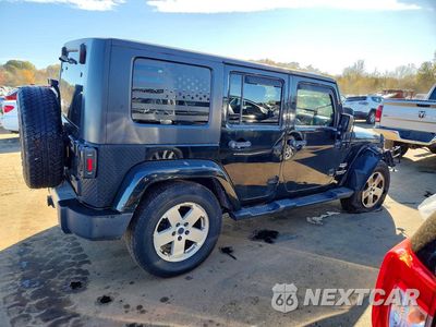 Trzecie zdjęcie samochodu z tyłu: 2010 JEEP WRANGLER UNLIMITED SAHARA VIN:1J4BA5H15AL159512 - miniatura