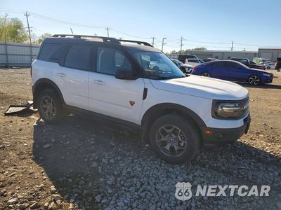 Czwarte zdjęcie samochodu z boku: 2024 FORD BRONCO SPORT BADLANDS VIN:3FMCR9D90RRE31799 - miniatura